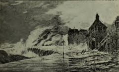 Storm at East Parade Nov 14th 1875 - Hastings of Bygone Days and the Present